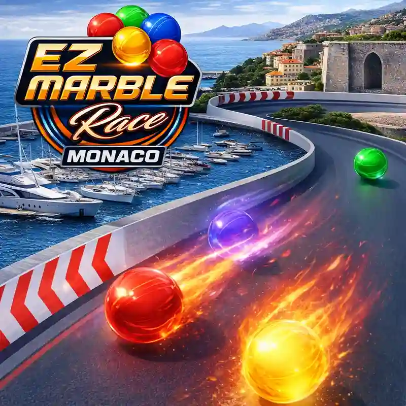EZ Marble Race Monaco - High Stakes Marble Racing